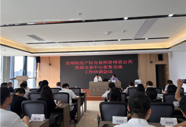 貴州陽(yáng)光產(chǎn)權(quán)交易所有限公司赴貴陽(yáng)市礦產(chǎn)能源投資集團(tuán)有限公司開(kāi)展業(yè)務(wù)交流培訓(xùn)